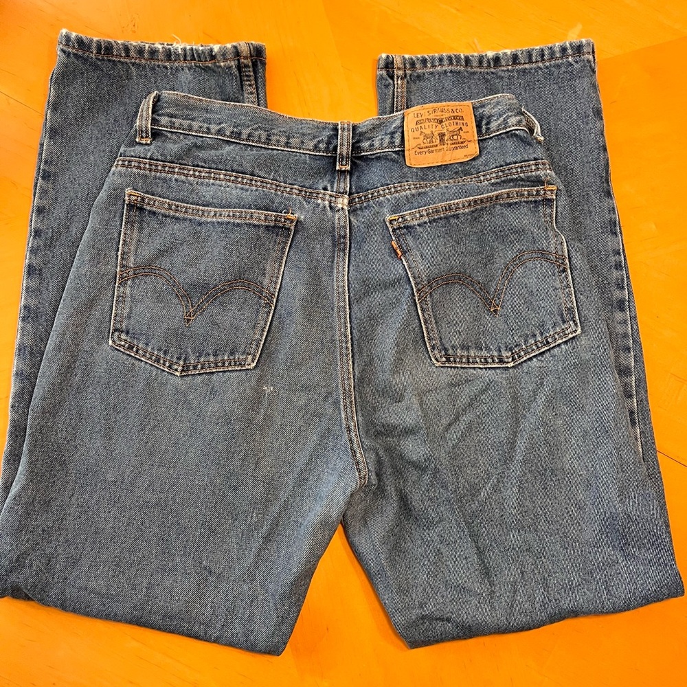 Vintage orange tag Levis